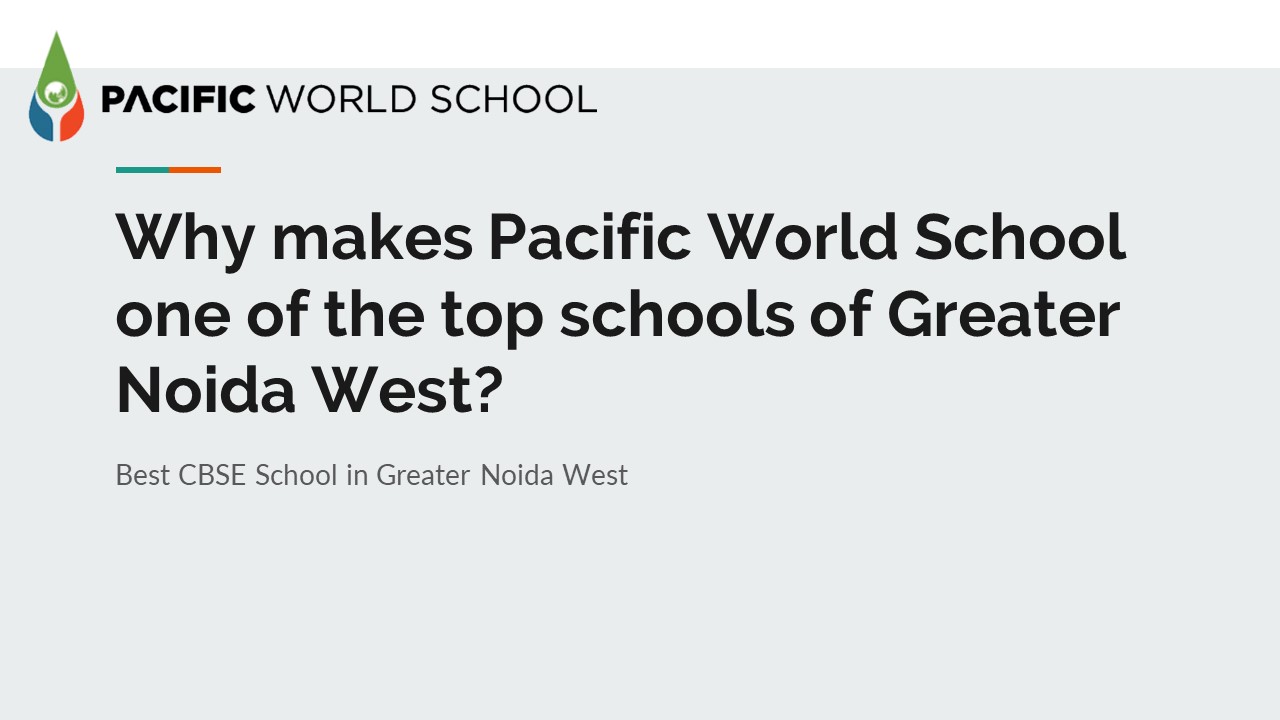 Top Schools in Greater Noida West