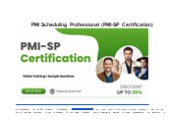 PMI Scheduling Professional (PMI-SP Certification)