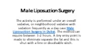 Male Liposuction Surgery in Dubai