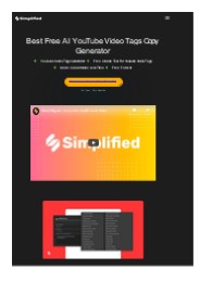 Free Youtube tag Generator