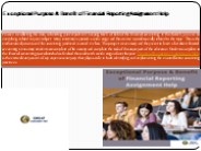 Exceptional Purpose & Benefit of Financial Reporting Assignment Help