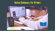 Online Dictionary For Writers - YOP