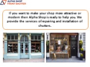 Toughened Glass Shop Fronts
