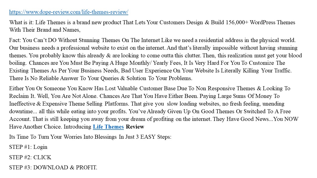 presentation player overlay