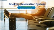 Booking Reservation System | Online Travel Booking System