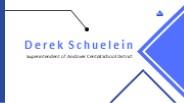 Derek Schuelein - Provides Consultation in Leadership