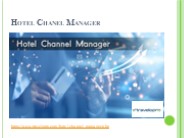 Hotel Channel Manager