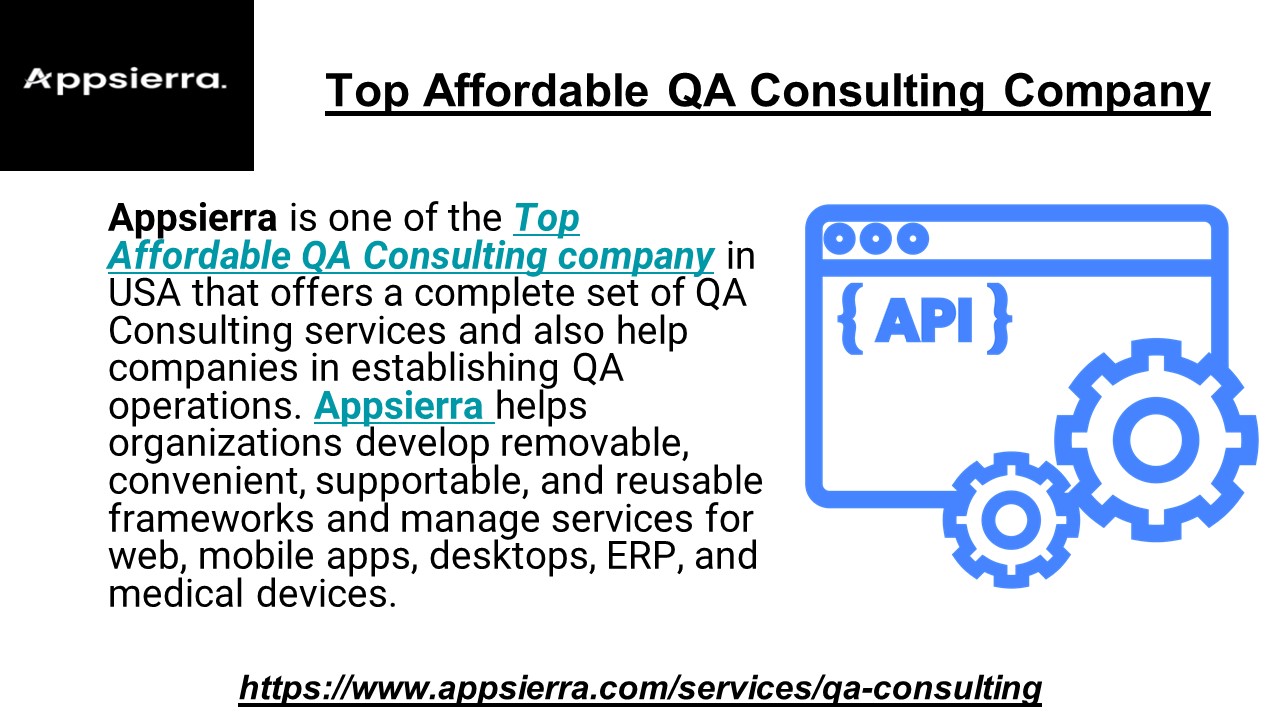 Top Affordable QA Consulting Company