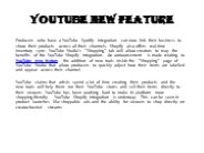 Youtube new feature