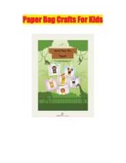 Paper Bag Crafts For Kids