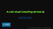 Audio Visual (AV) Systems Consultants Abu Dhabi