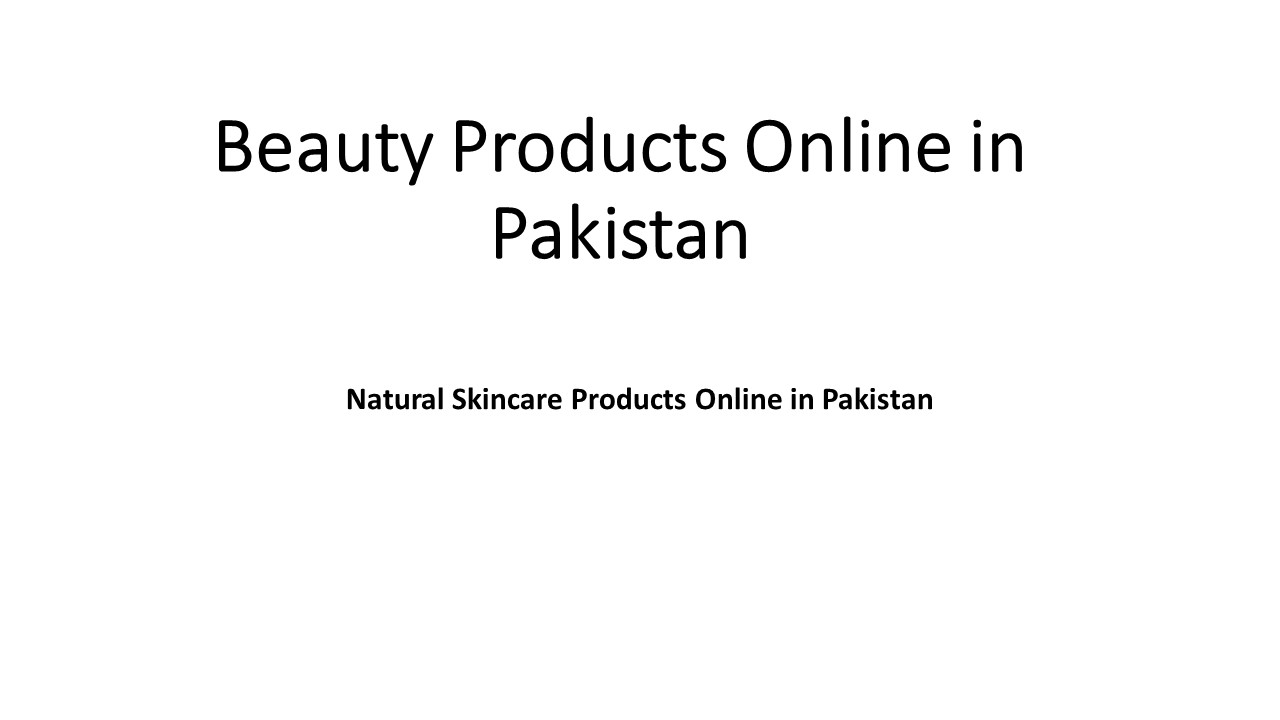 Beauty Products Online in Pakistan