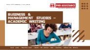 Business management Dissertation topics – PhD Assistance