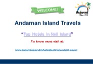 Top Hotels in Neil Island