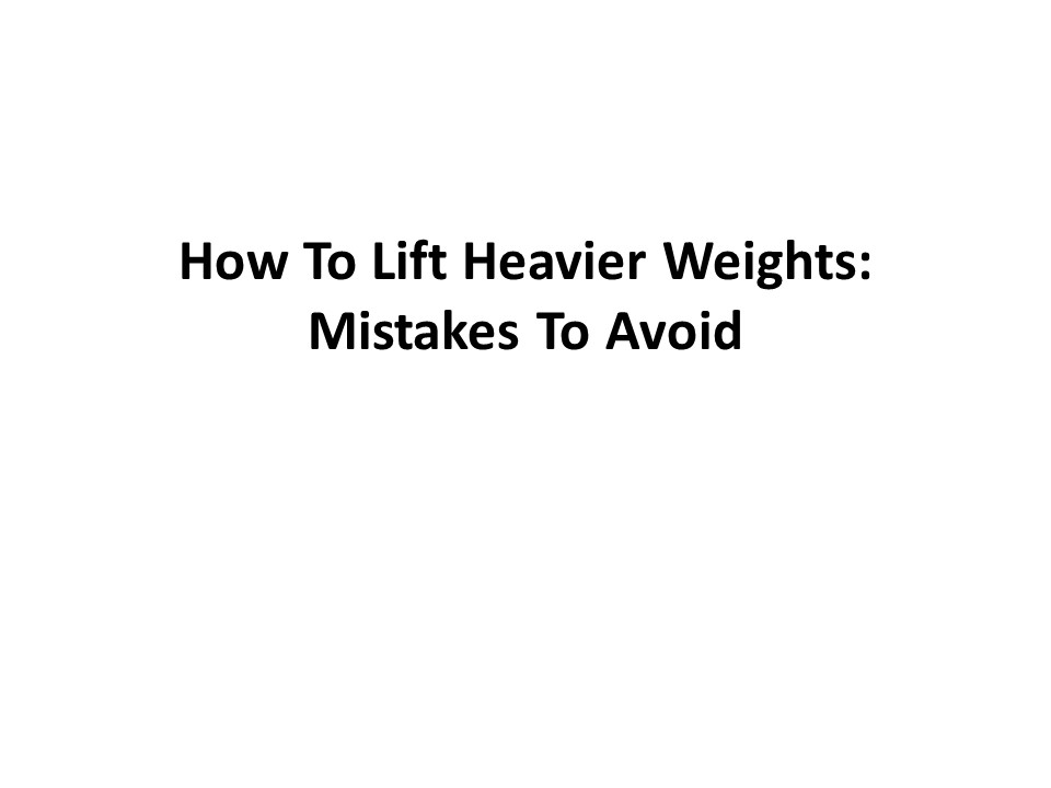 PPT Weight training Do's and don'ts of Proper Technique PowerPoint