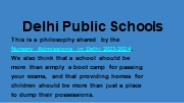 Delhi Public Schools