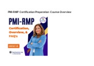 PMI-RMP Certification Preparation Course Overview