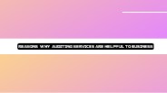Auditing Services In Dubai