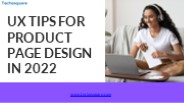 UX Tips for Product Page Design in 2022