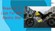 Reasons To Look For Rorr Electric Bike