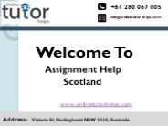 Assignment Help Scotland PPT