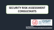 Security Risk Assessment in Dubai