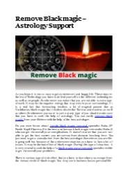 black magic removal near me - Astrology Support