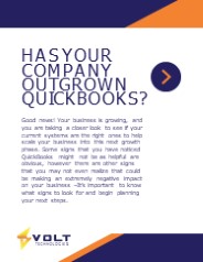 Has your company outgrown QuickBooks