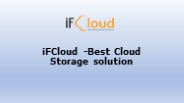 iFCloud -Best Cloud Storage solution