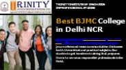 Best BJMC College in Delhi NCR