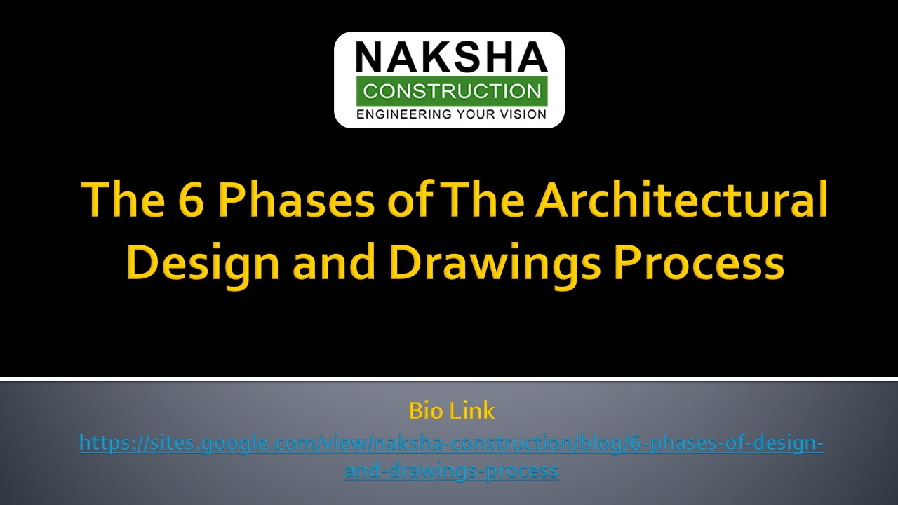 PPT – The 6 Phases of the Architectural Design and Drawings Process ...
