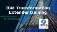 IBM WTX Training