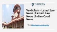 The Daily Laws News Updates - Verdictum