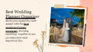 Best Wedding Planner Organizer