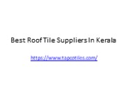 best roof tile suppliers in kerala