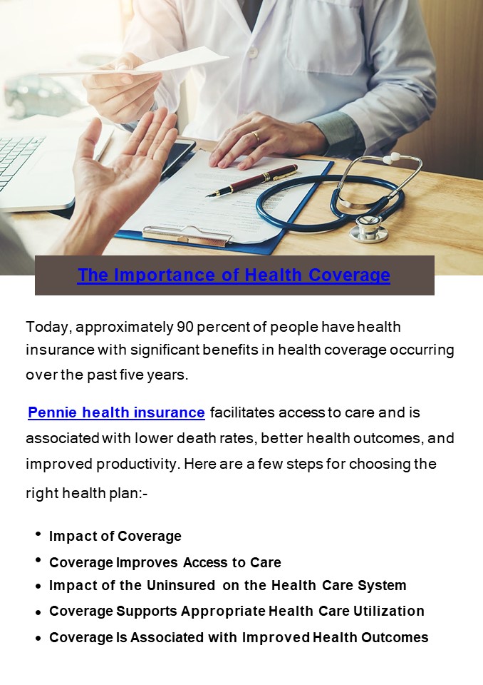 PPT – The Importance of Health Coverage PowerPoint presentation | free ...