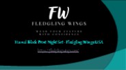 Hand Block Print Night Set - Fledgling Wings USA