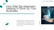 How Web Development Helping In Grow Up Your Business