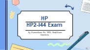HP2-I44 Practice Questions