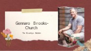 Gennaro Brooks-Church - The Brooklyn Builder
