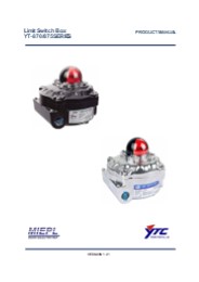 ROTORK YTC YT-870 LIMIT SWITCH BOX Suppliers Manual