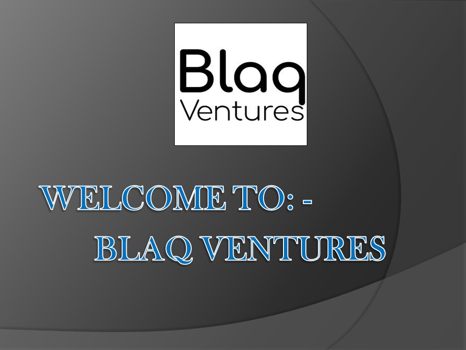Pre Seed Funding | Blaq Ventures