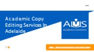 Accurate & Affordable Academic Copy Editing Services In Adelaide