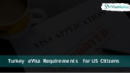 Turkey eVisa Requirements for US Citizens