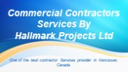 Commercial Contractor Services in Canada