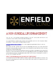 A NON-SURGICAL LIPS ENHANCEMENT
