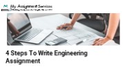 4 Steps To Write Engineering Assignment