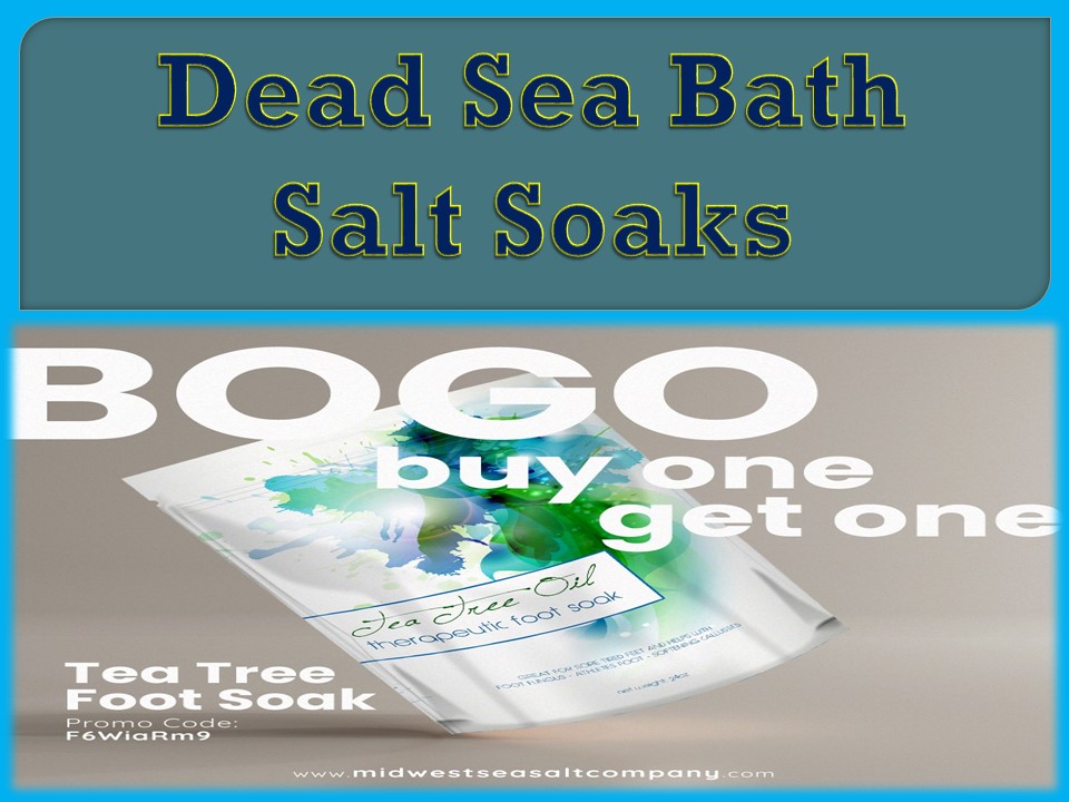 Dead Sea Bath Salt Soaks