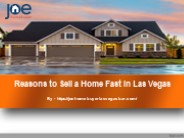 Reasons to Sell a Home Fast in Las Vegas