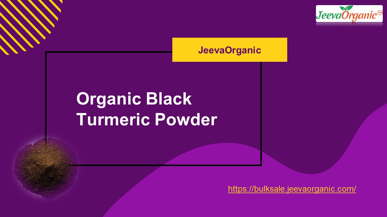 PPT Black Turmeric Powder PowerPoint presentation free to download
